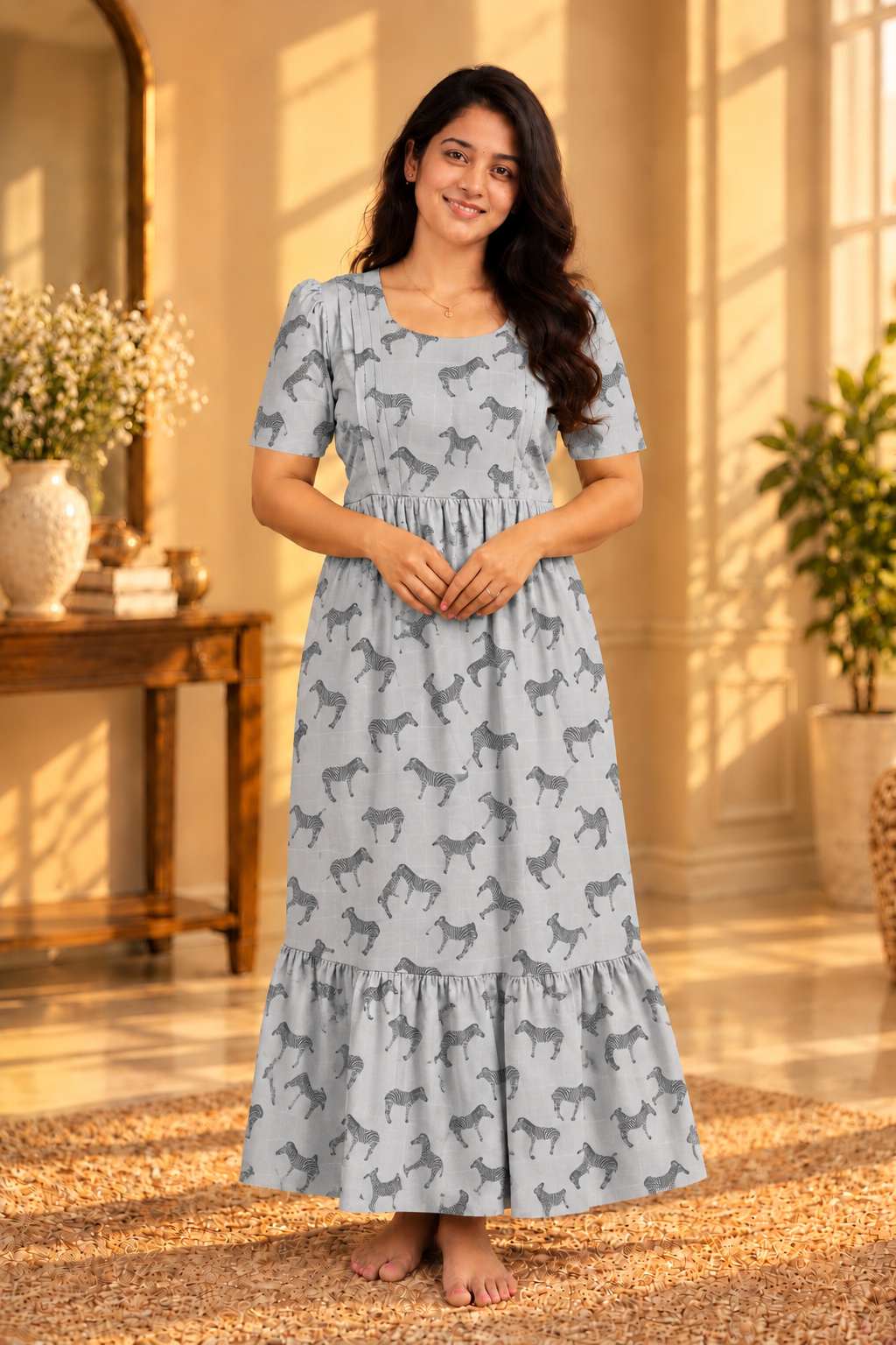 Muslin Cotton-Safari Gray