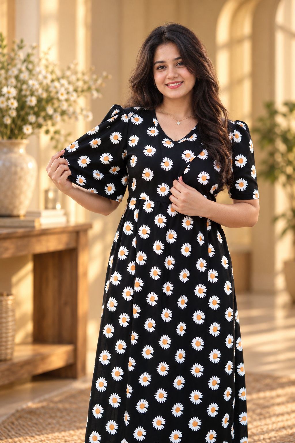 Daisy Glow (Casual Attached Coat)