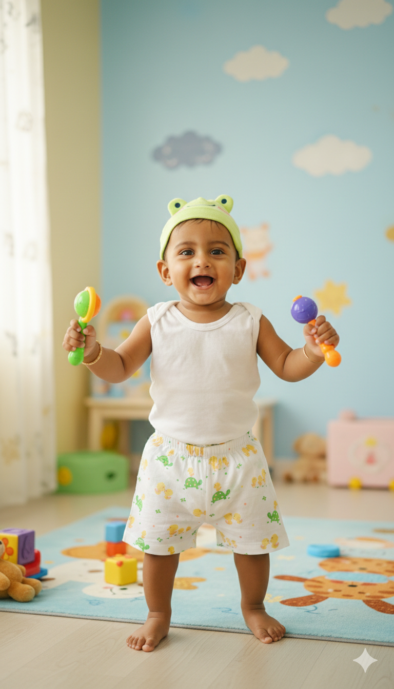 (3 Pc) Muslin Shorts