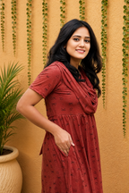RUSTIC CHARM (Casual Loungewear Shawl)