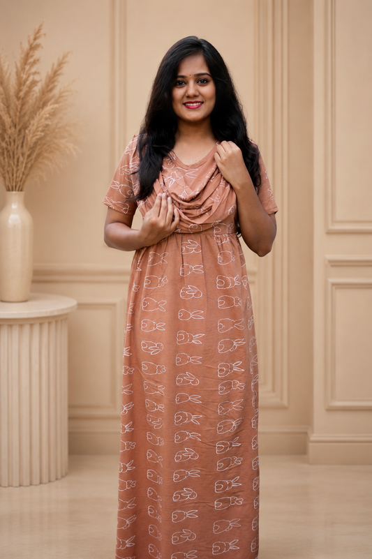 Cocoa (Casual Loungewear Shawl)