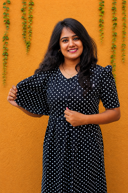 MATERNITY REMOVABLE COAT (ClassicPolka)
